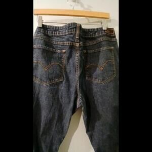 Levi's San Francisco Demi Curve Skinny Jeans Women Size 36 Blue Denim